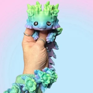 Axolotl Flower Dragon