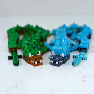 Mining Dragon Duo (Green & Diamond)