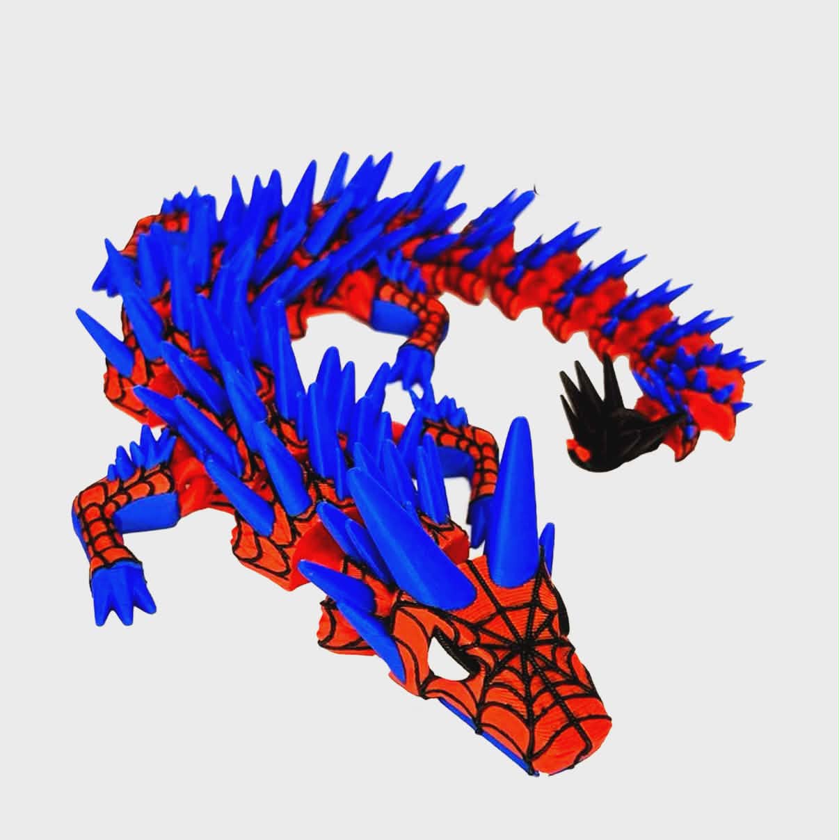 Spider Web Dragon 3D Printed Articulated Flexi Toy
